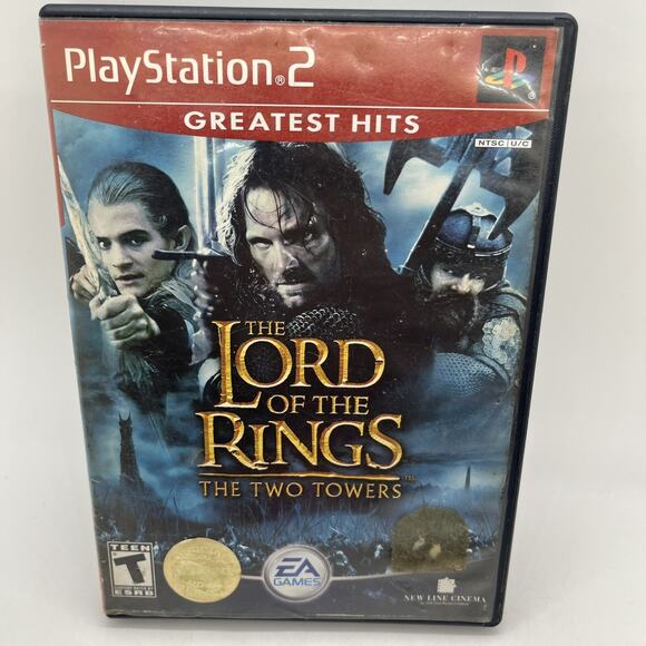 Lord of the Rings: The Two Towers (PS2, 2002) *CIB* - Tested - Picture 1 of 16